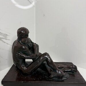 Sculpture Embracing Figures Rodin Ceramic Classic Medium Statue